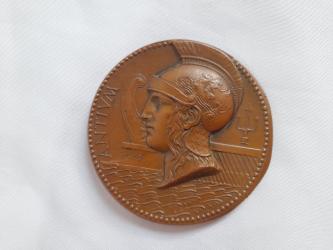 Medalla Inauguracion Cable Anzio - Sud America, Mistruzzi