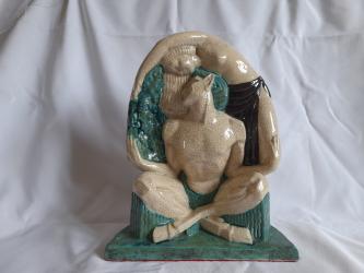Figura Art Deco en ceramica, Le Faguays