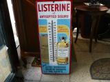 Cartel termometro enlozado de Listerine