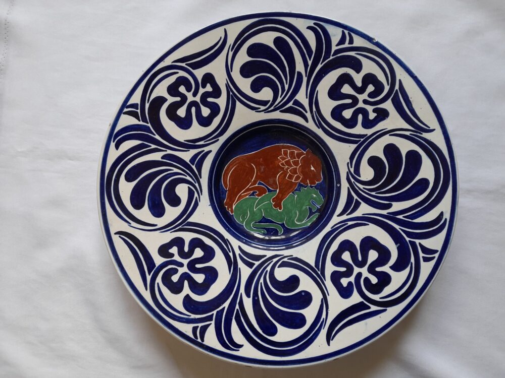 Plato de cerámica FCB Fornace Ceramica Bubani