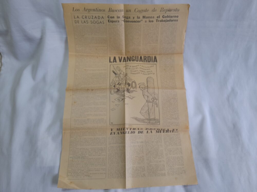 Diario La Vanguardia de septiembre de 1948