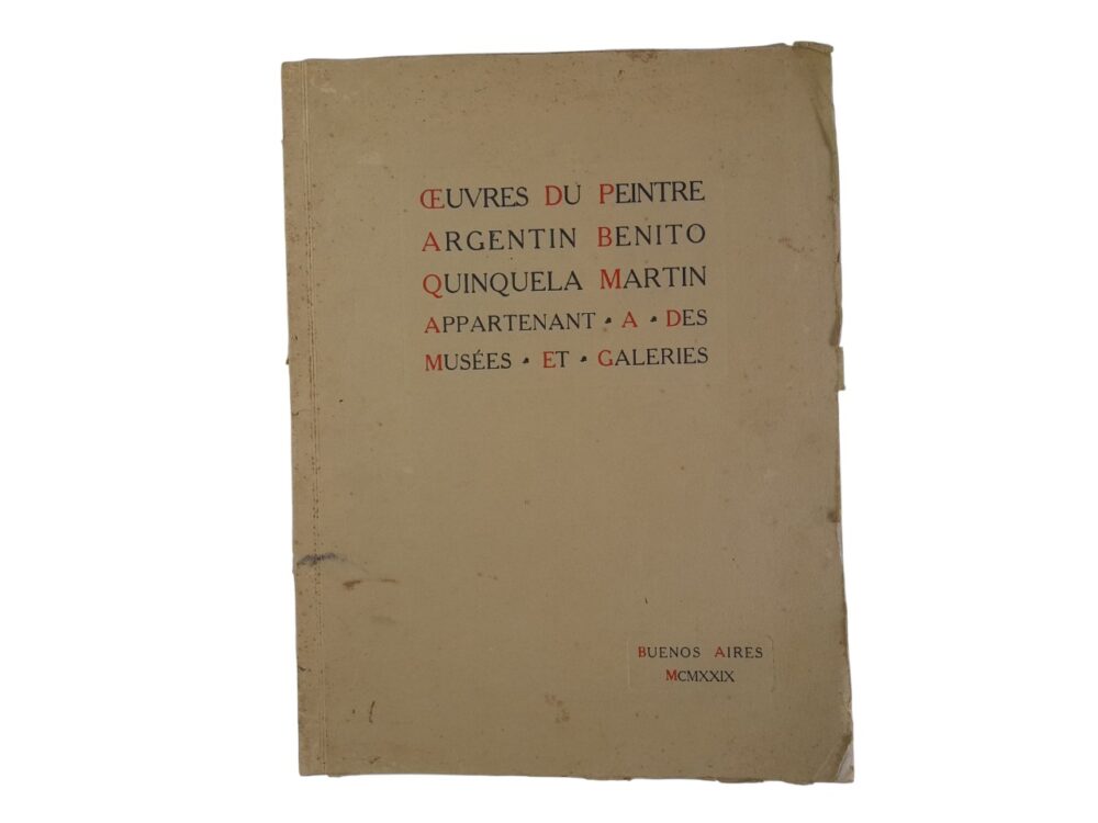 Oeuvres du peintre Argentin Benito Quinquela Martin, en frances.