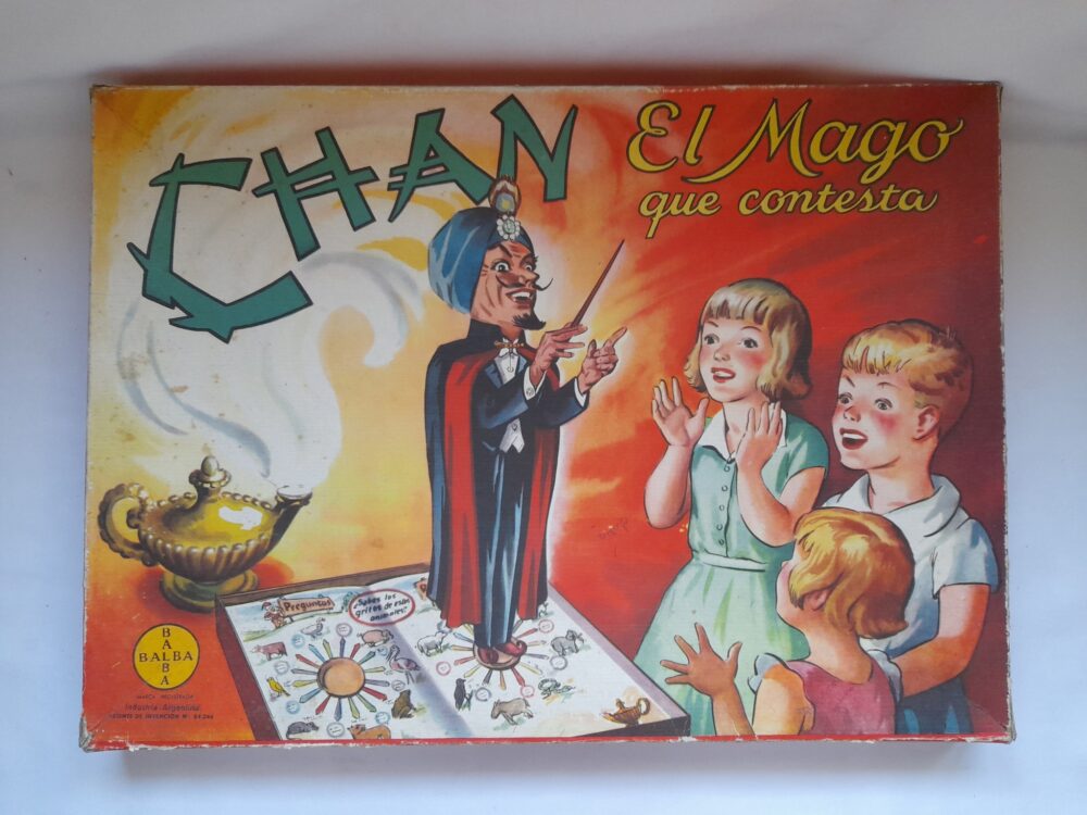 Juego de mesa de preguntas y respuestas "Chan" El mago que contesta