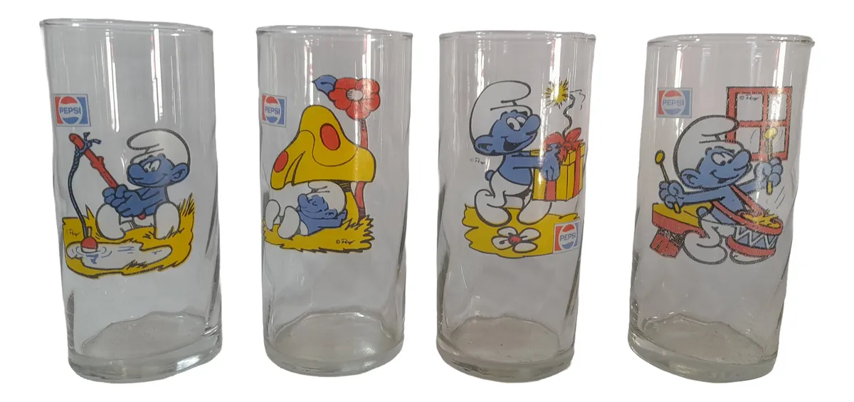 Vasos coleccionables de Los Pitufos, Pepsi