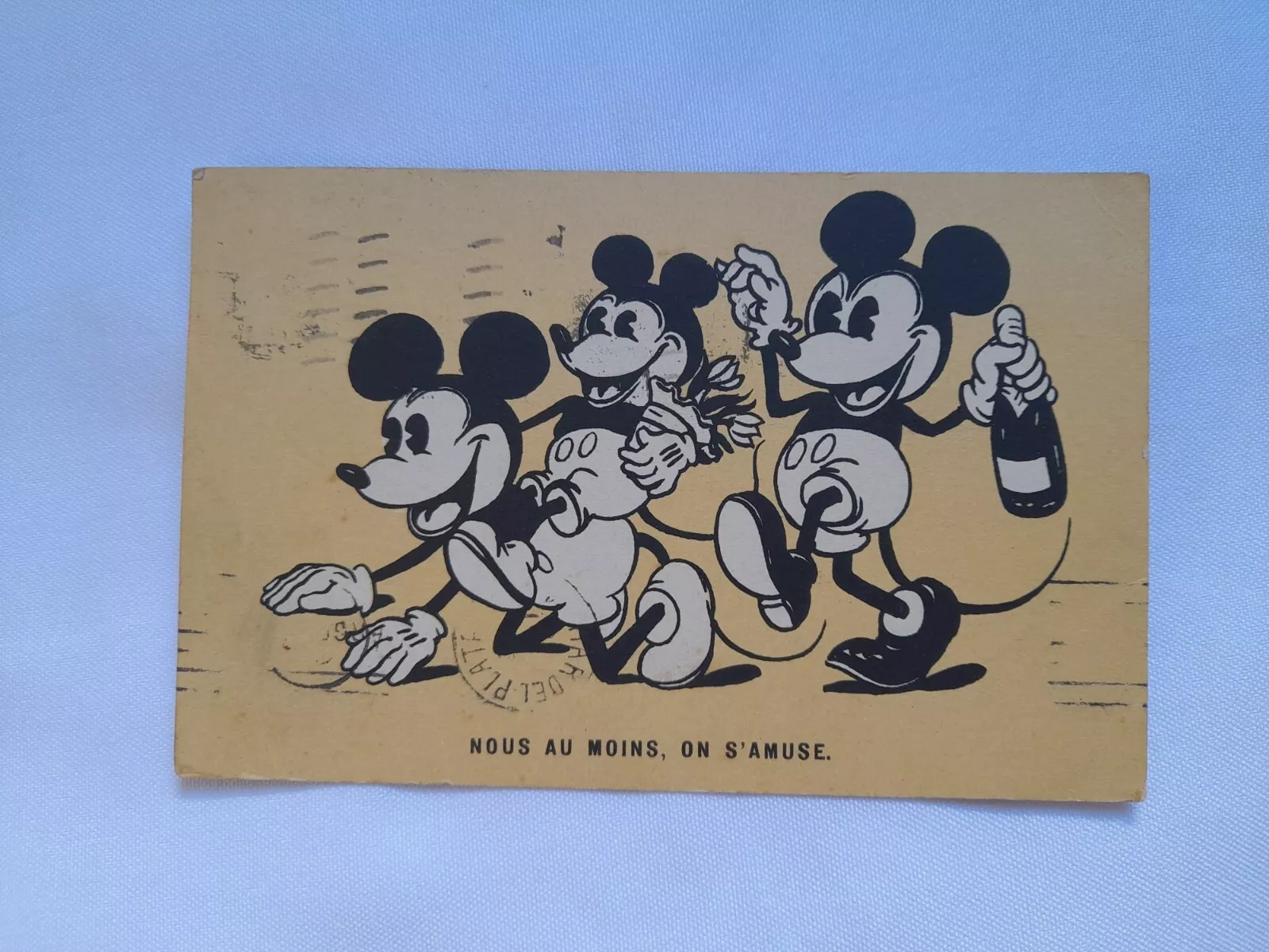 Postal Alemana Mickey Mouse. Walt Disney 1931