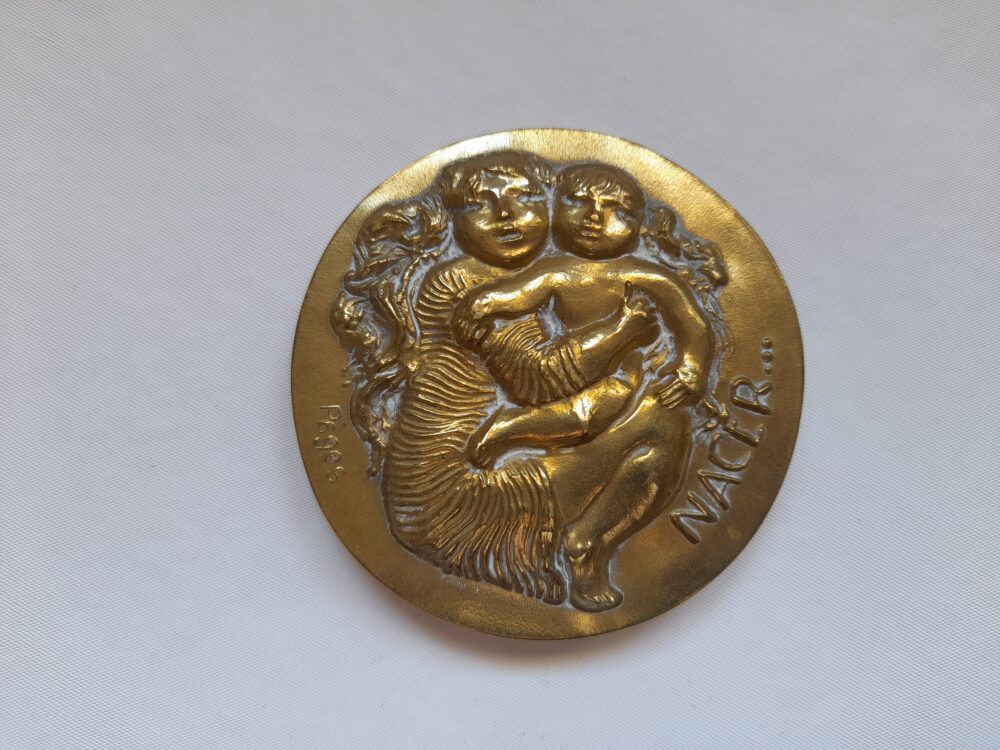 Medalla de bronce de Mariano Pages