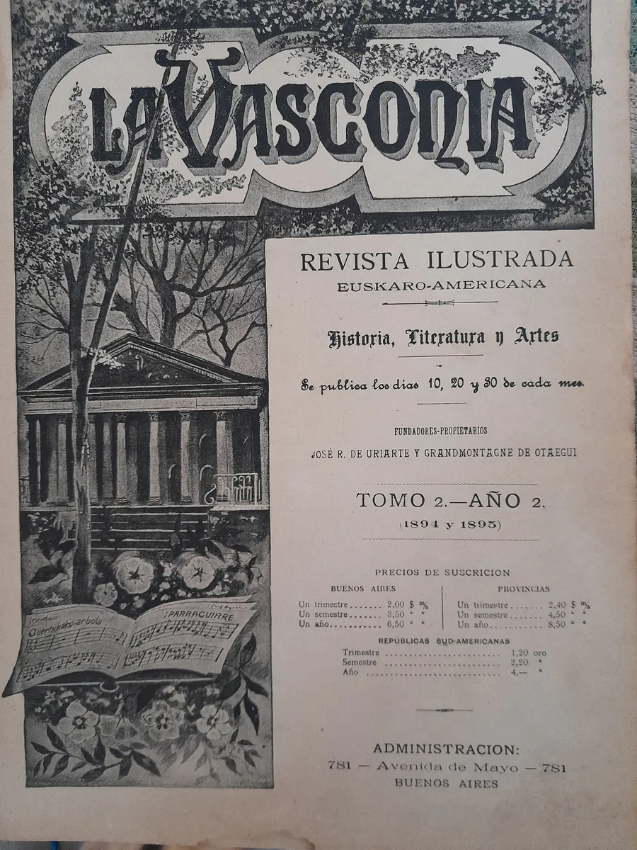 La Vasconia, Revista Ilustrada Tomo 2