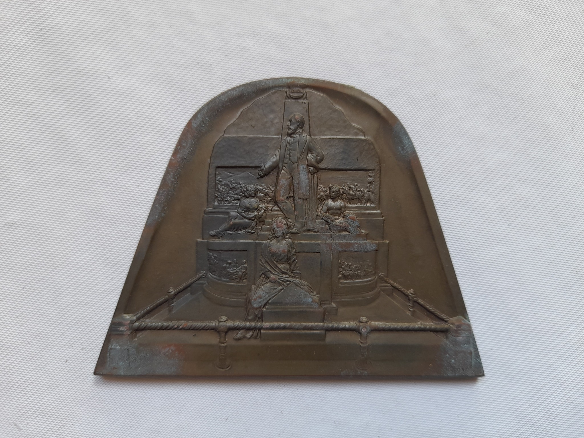 Medalla Adolfo Alsina, Inauguracion de su monumento