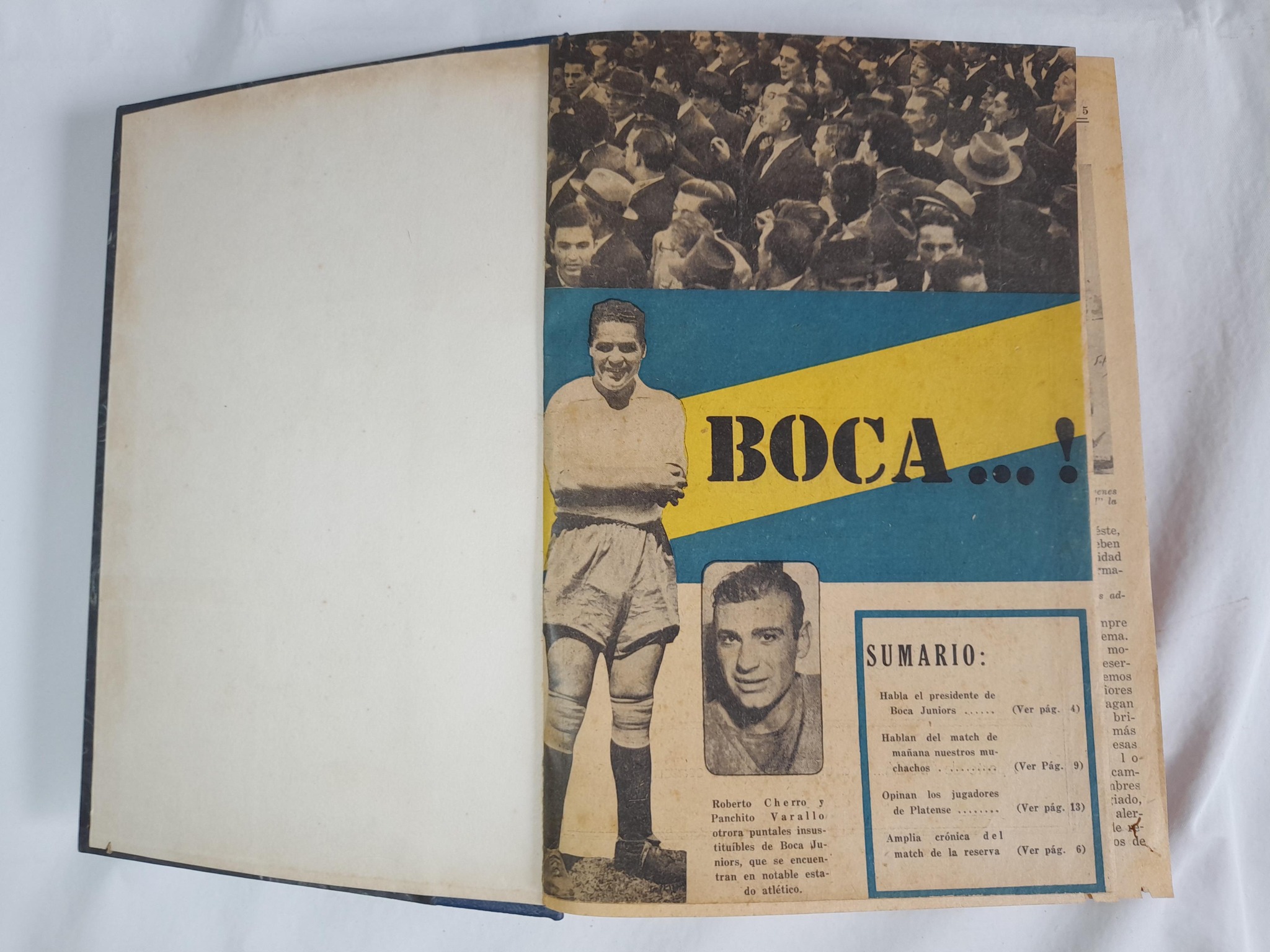 Revistas Boca...! de la nº1 a la 108 en 3 tomos, años 1941 a 1944