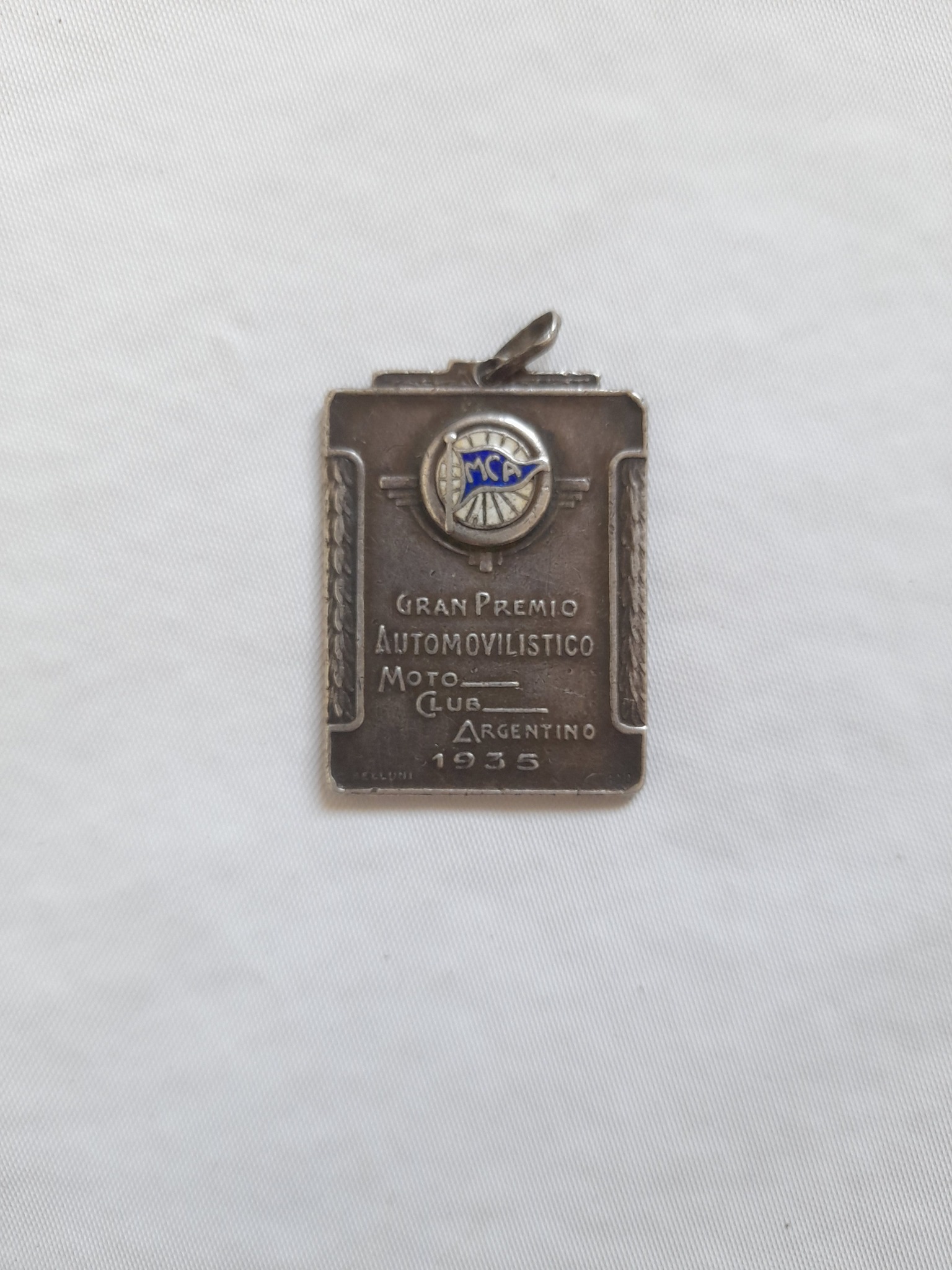 Medalla Gran Premio Automovilistico Moto Club Argentino, 1935