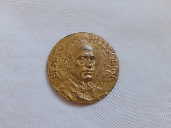 Medalla Benito Mussolini, Esposizione Fiera Perugia, 1926