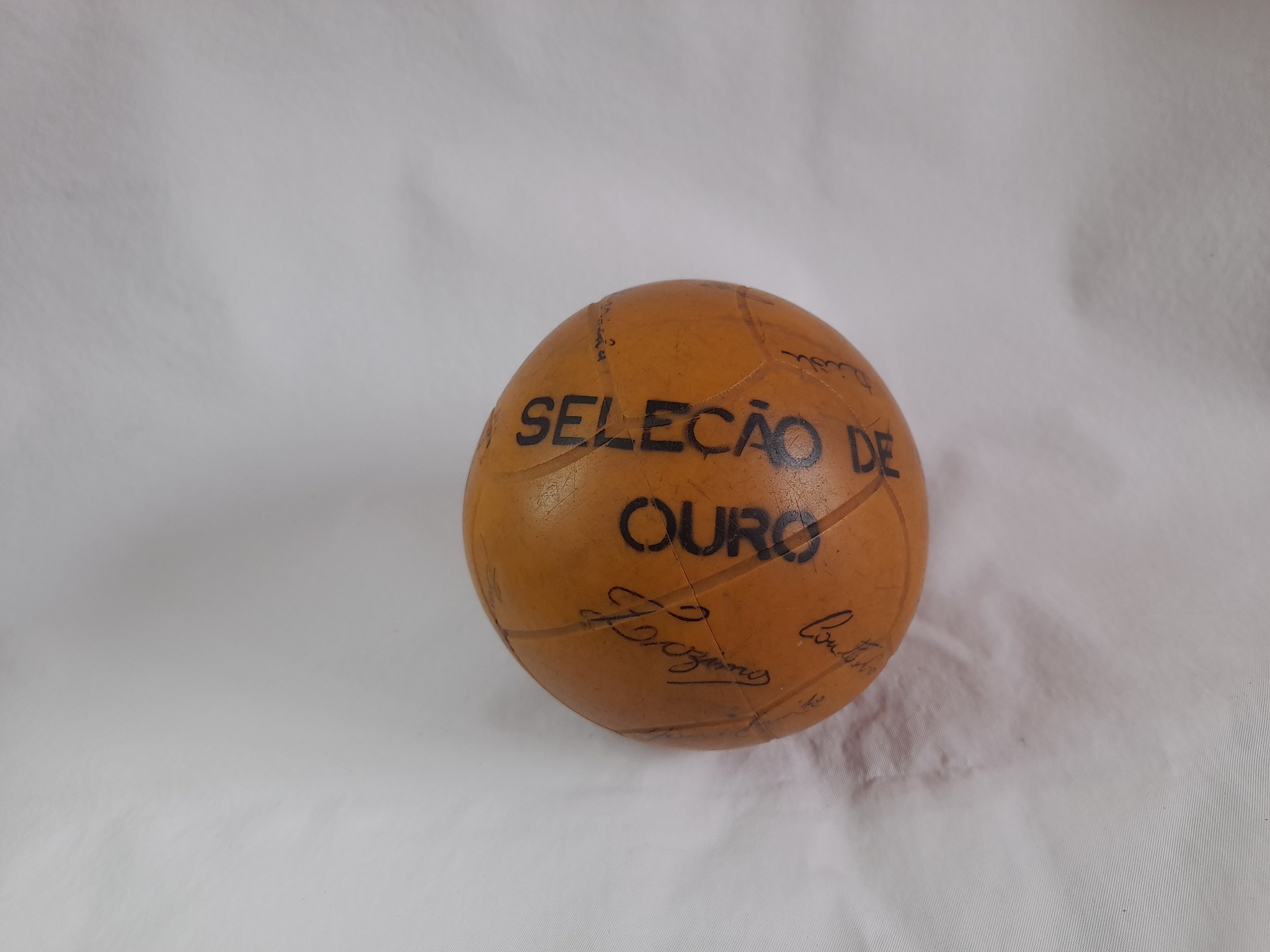 Mini pelota de futbol de plastico de Brasil