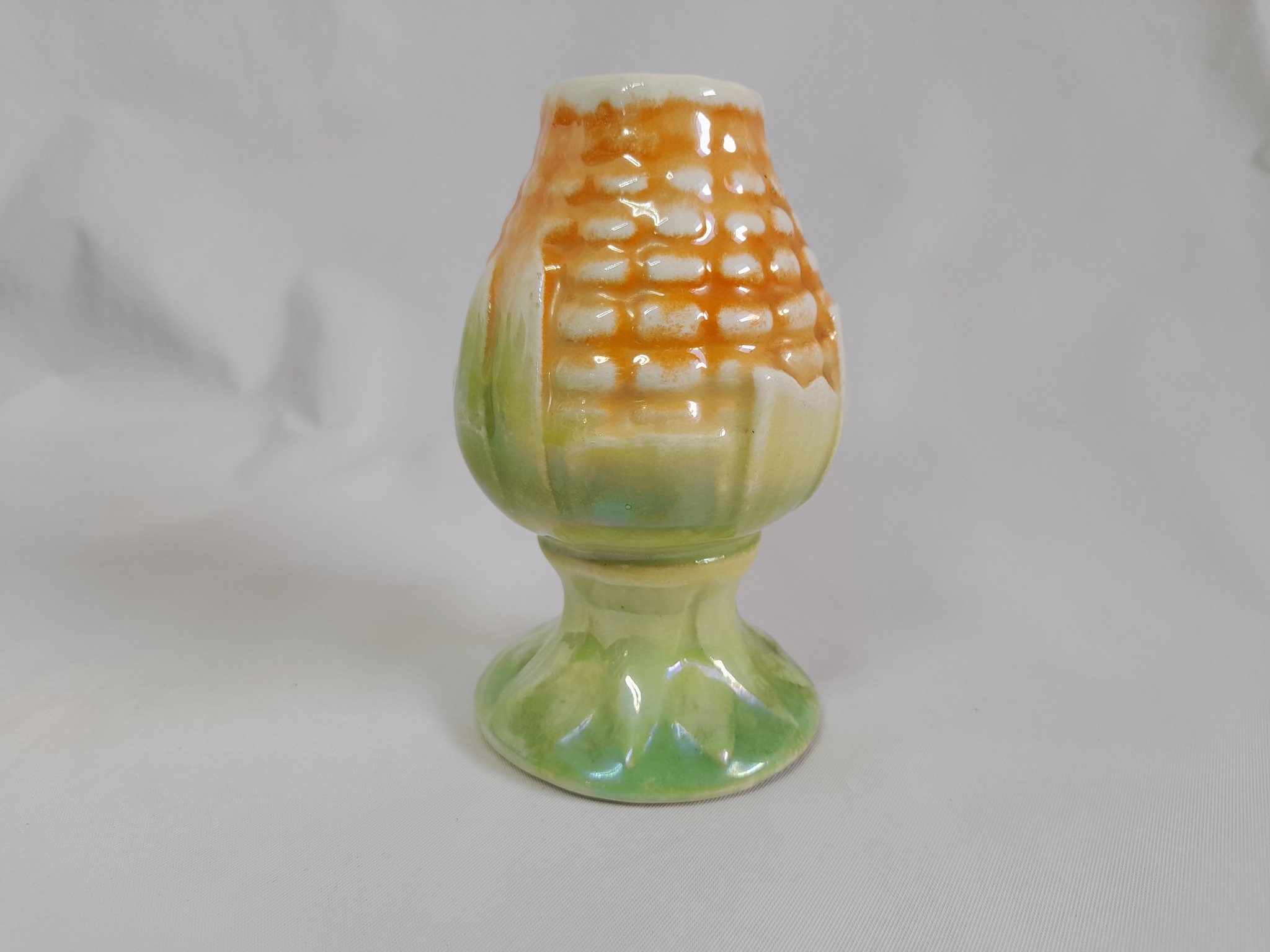 Mate de porcelana checoslovaco con forma de choclo