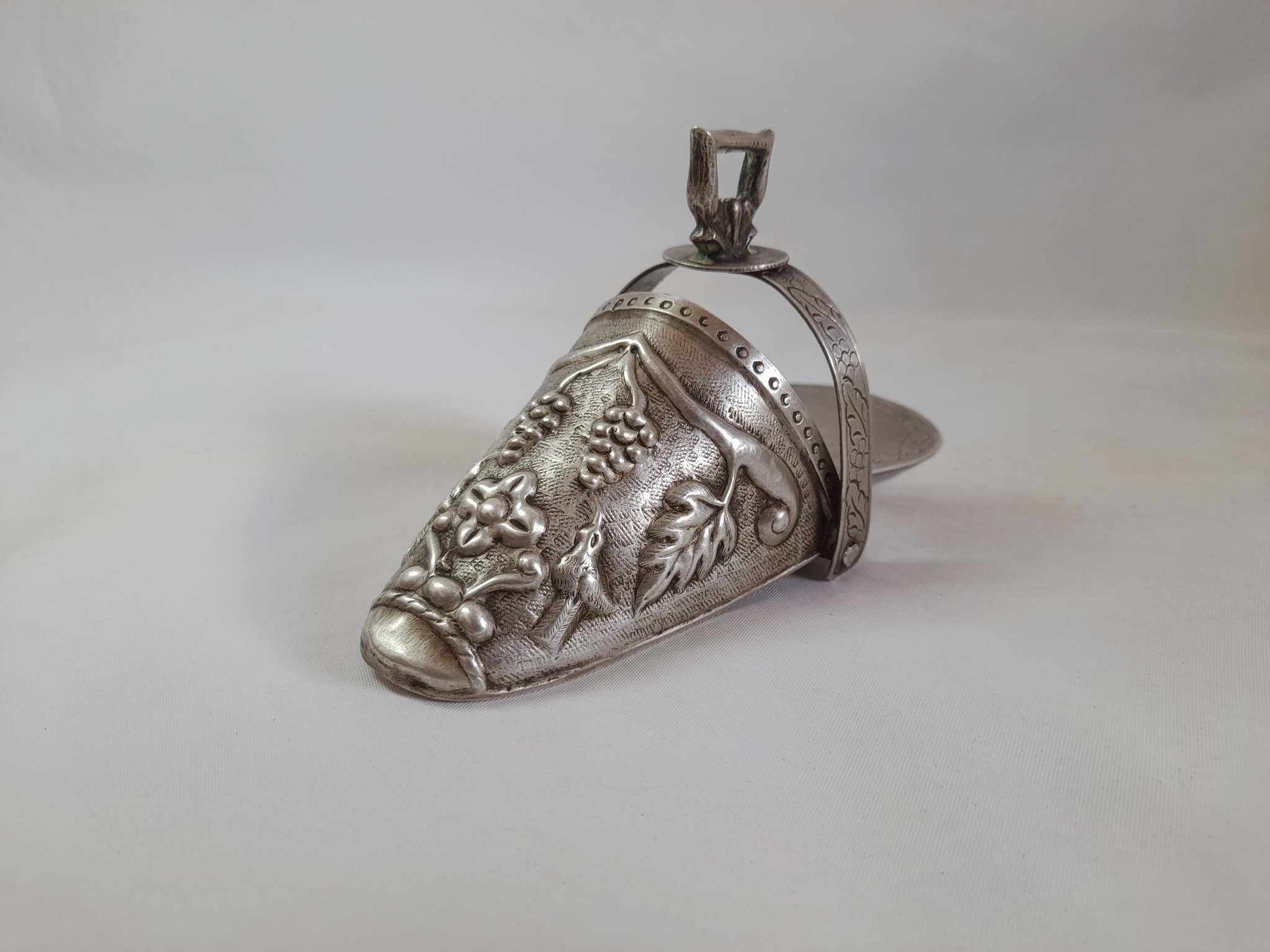 Estribo sandalia o de amazonas, plata 925