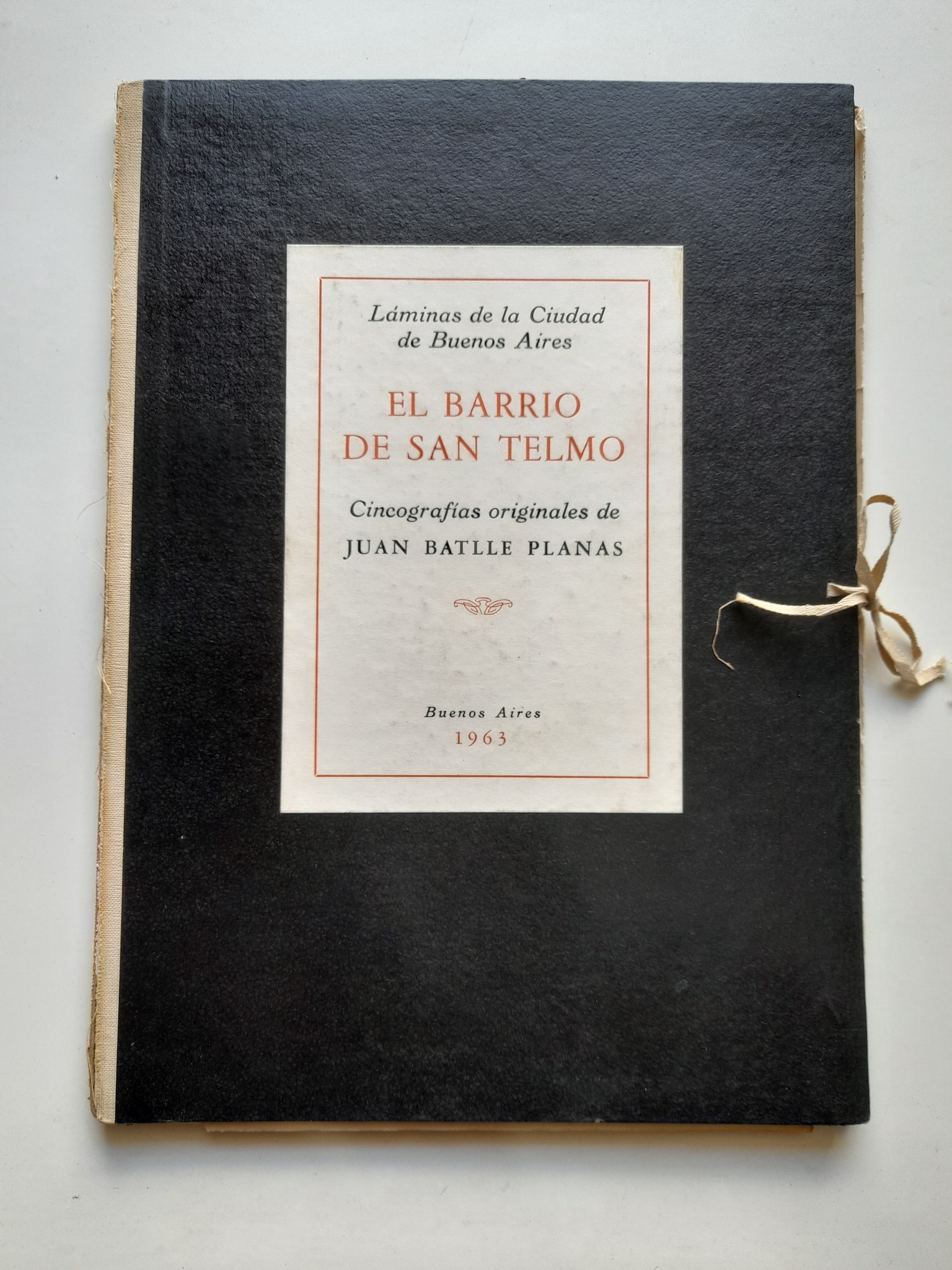 Láminas de la ciudad de Buenos Aires. El barrio de San Telmo.