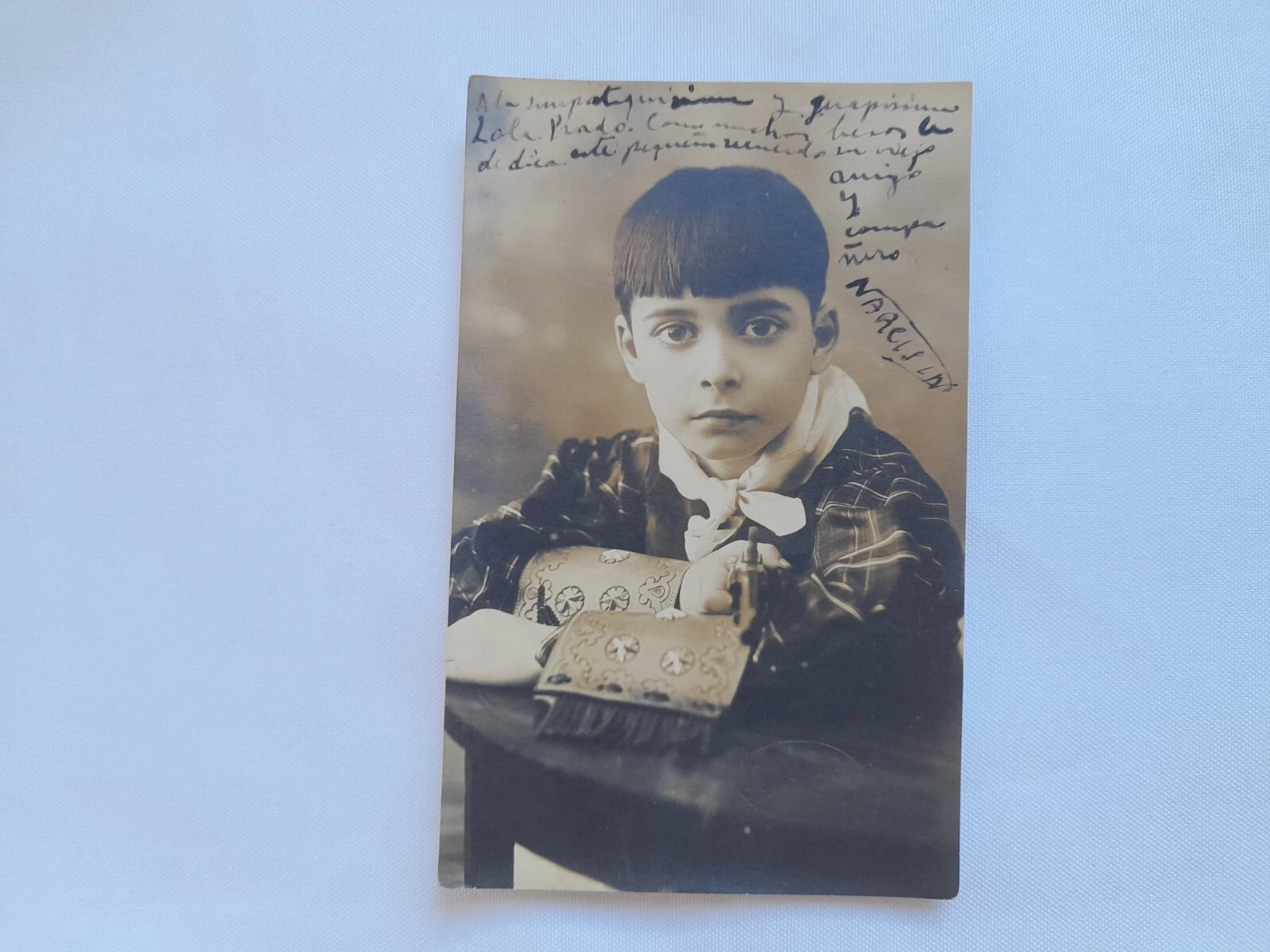 Foto postal de Narcisin (Narciso Ibañez Menta)