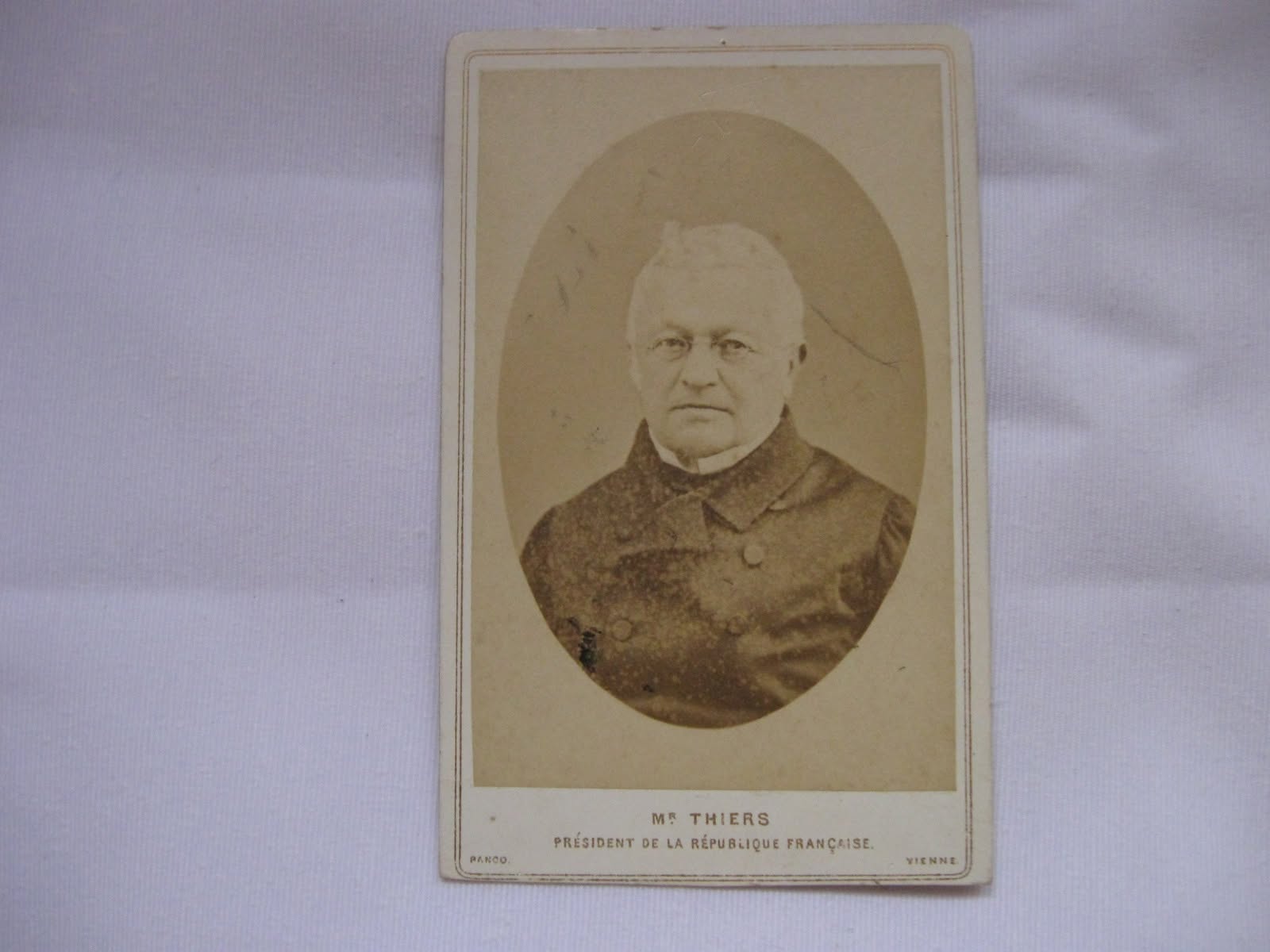Fotografia Carte de visite de Adolphe Thiers