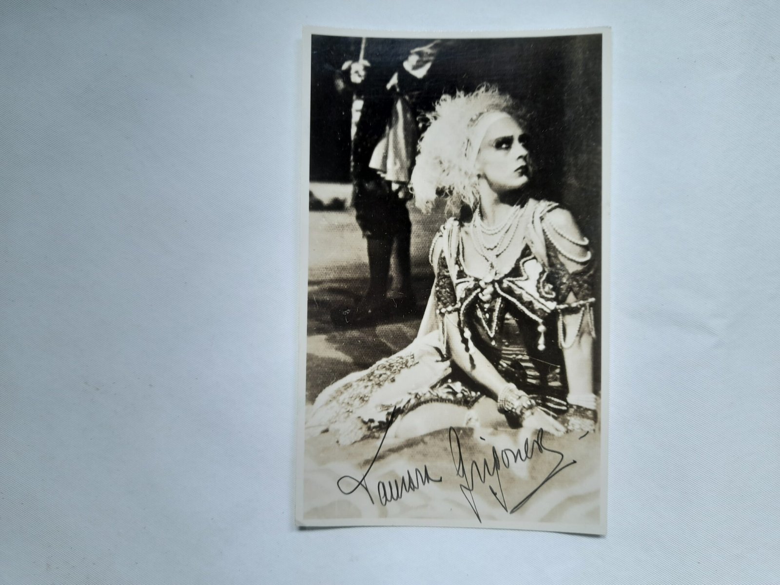 Fotografía autografiada Tamara Grigoieva