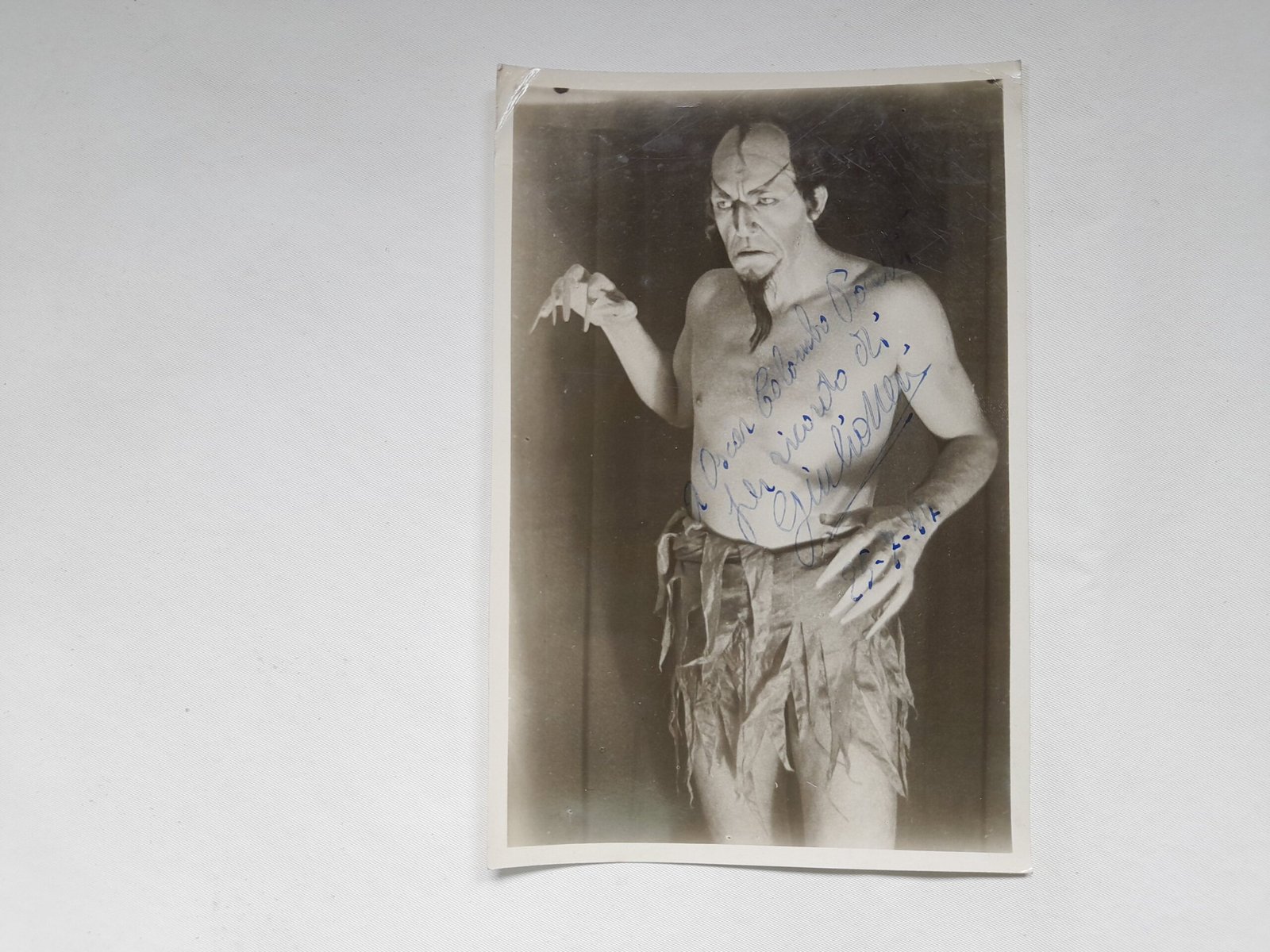 Fotografía autografiada Giulio Neri