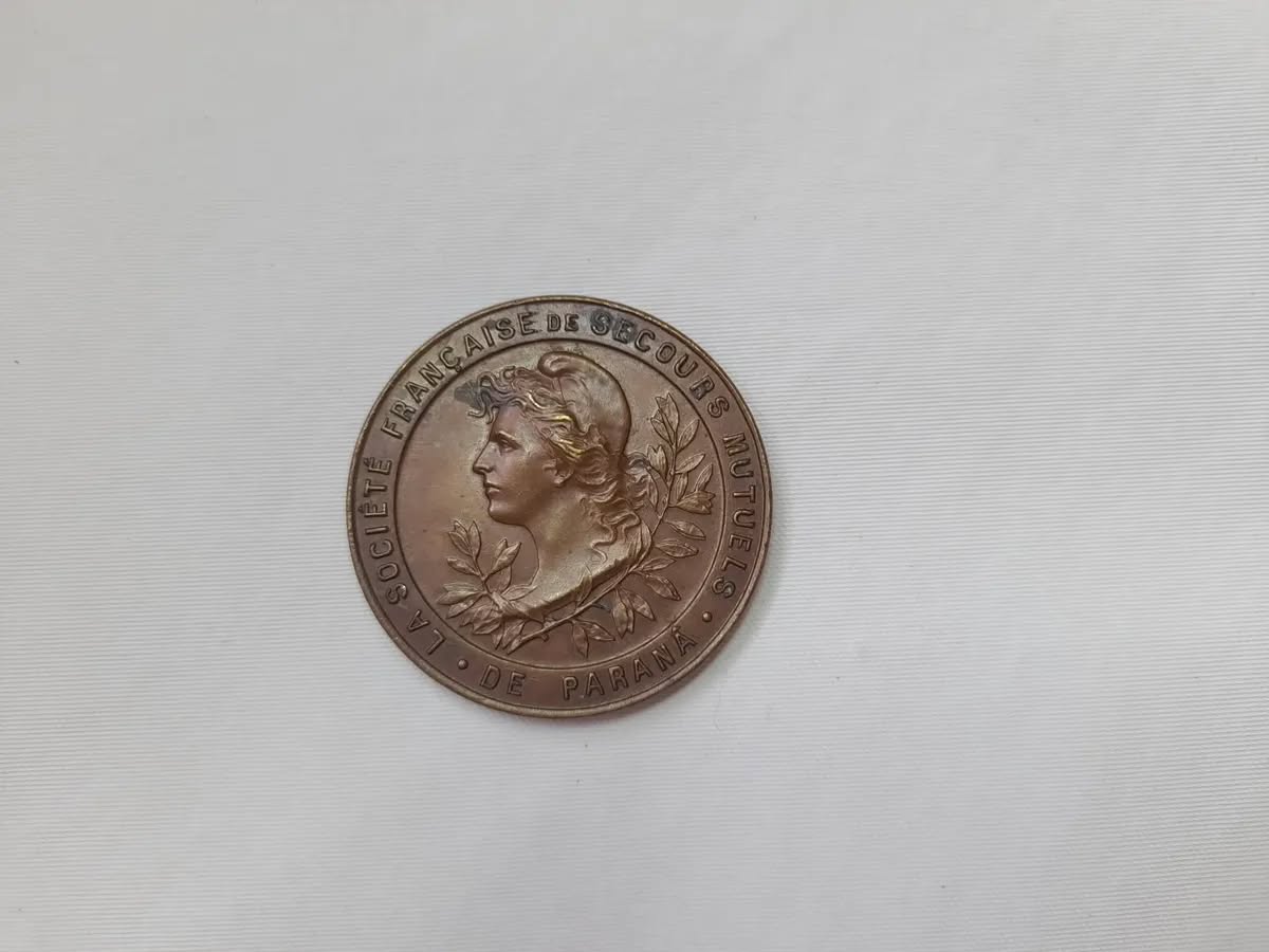 Medalla Societa Francaise de secours mutuels, Parana