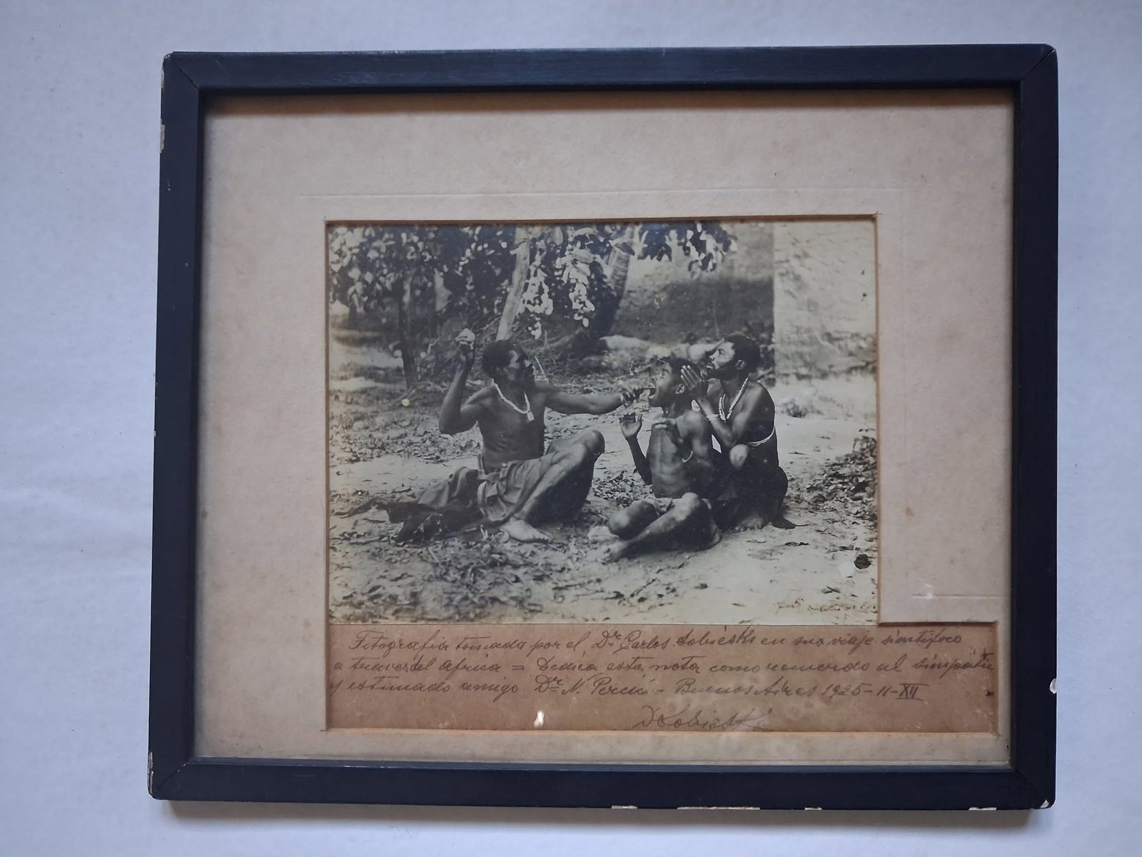 Fotografia gelatina de plata aborígenes africanos.